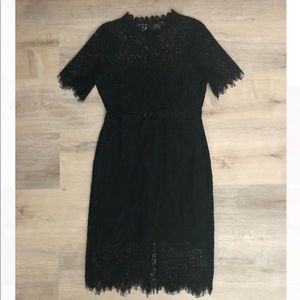 Lulus Remarkable Black Lace Dress